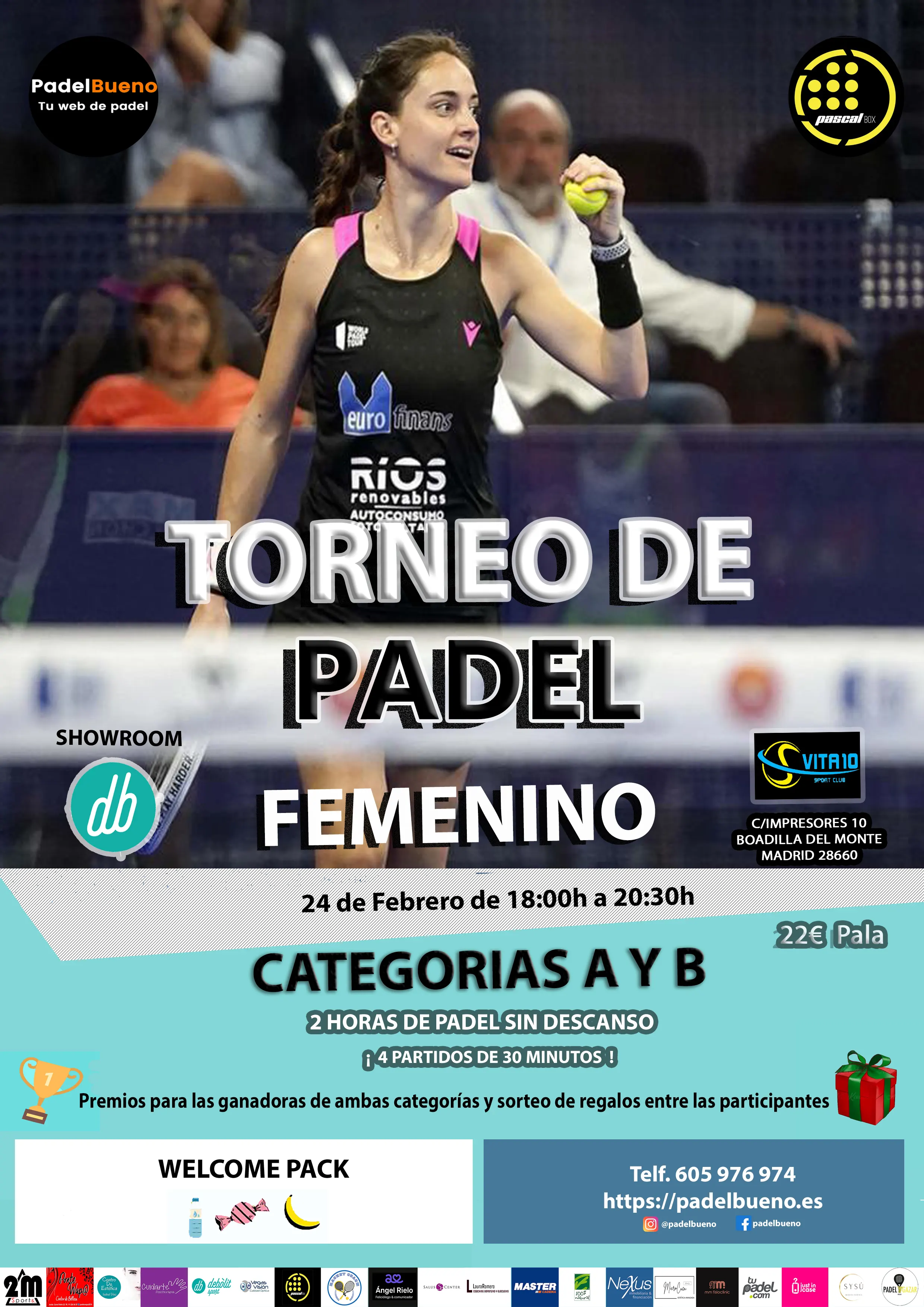 Torneo de Padel Femenino celebrado el día 2024-02-24 